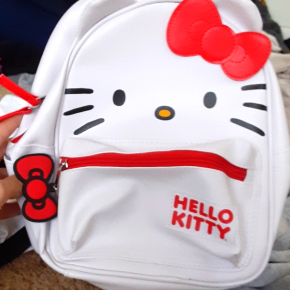 Hello kitty bag I don't use cuz it has a sort of light pink color to it